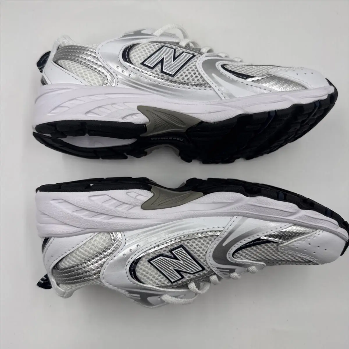 New Balance 530 Bungee Lace White Grey PZ530SB1
