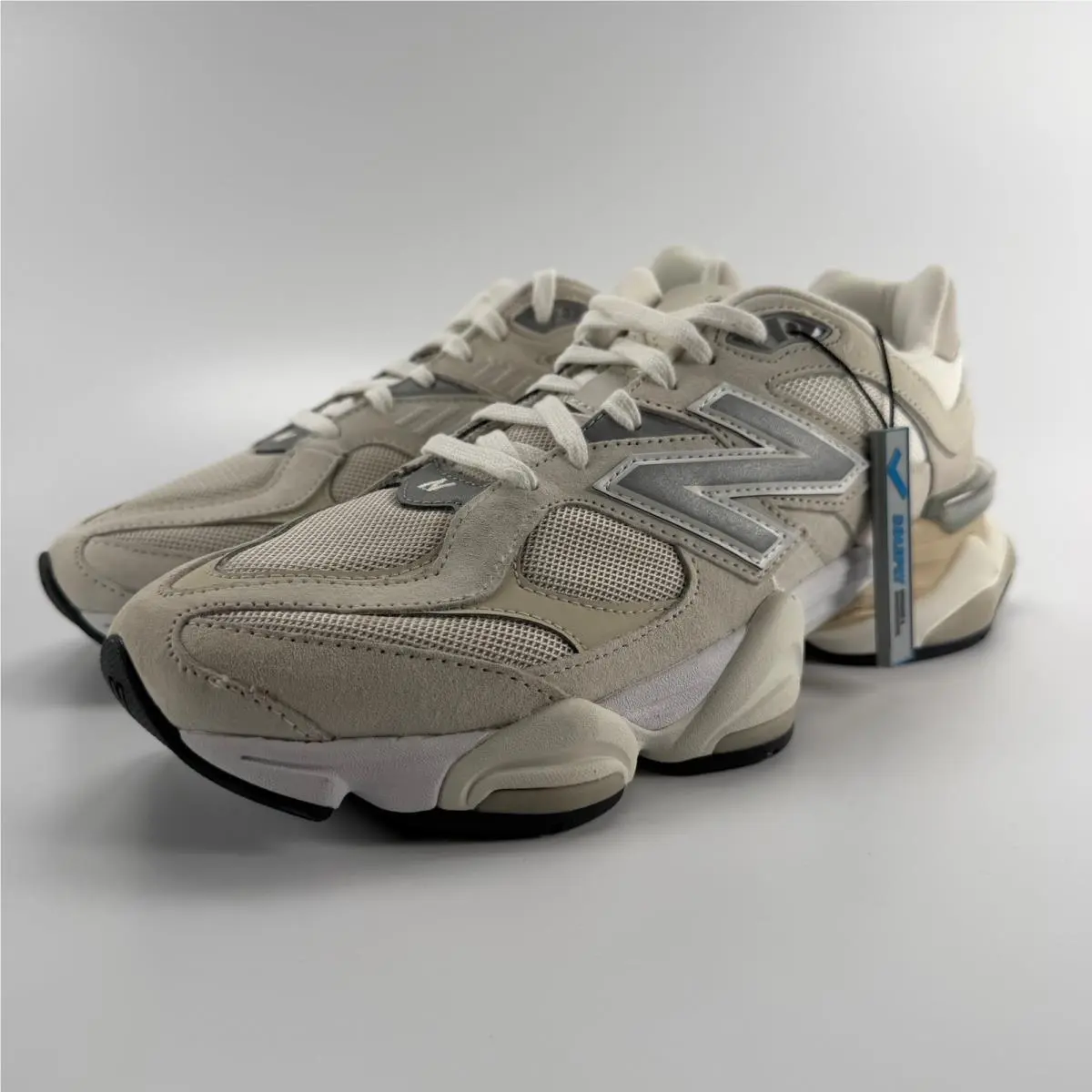 New Balance 9060 Sea Salt Moonbeam White Beige Mens 11.5 U9060WHT Sneaker