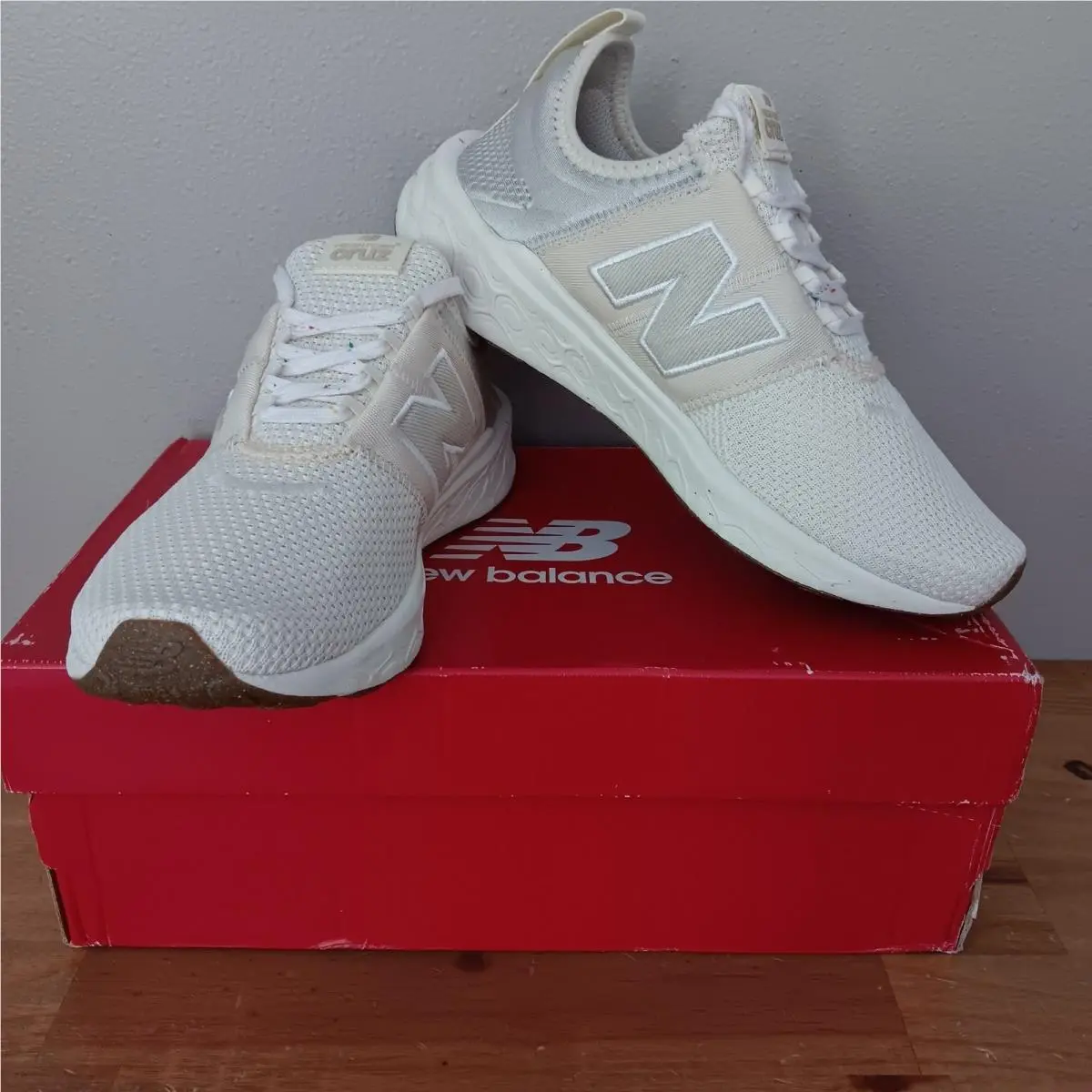New Balance Fresh Foam X Cruz Artisan v3 Women 8 Beige Running Shoes