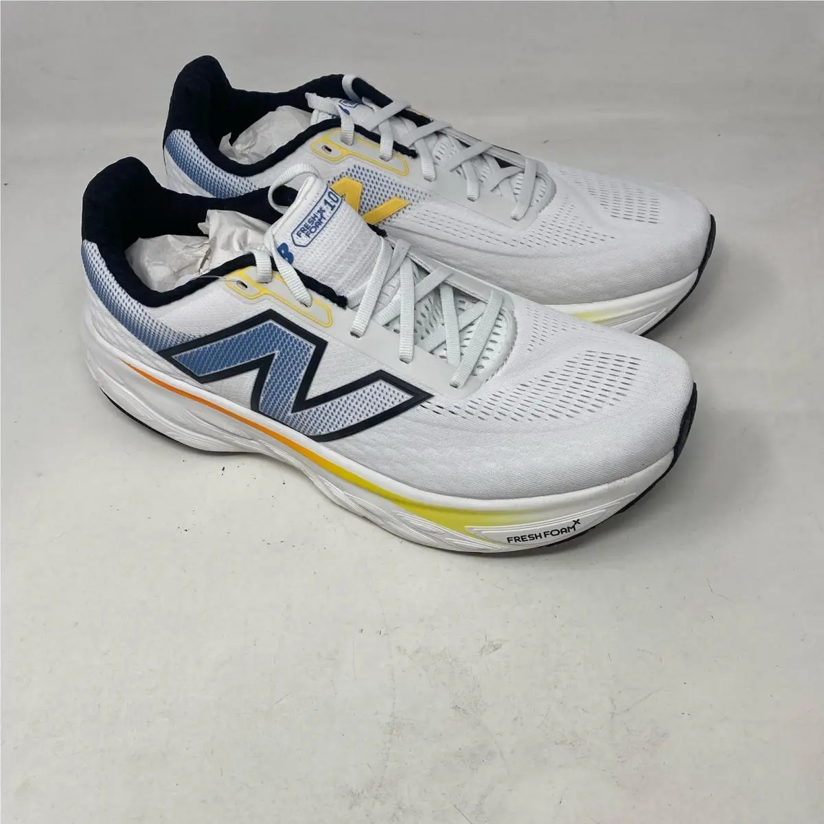 New Balance 1080v14 Men’s 11 2E White/black/sea Stone Running