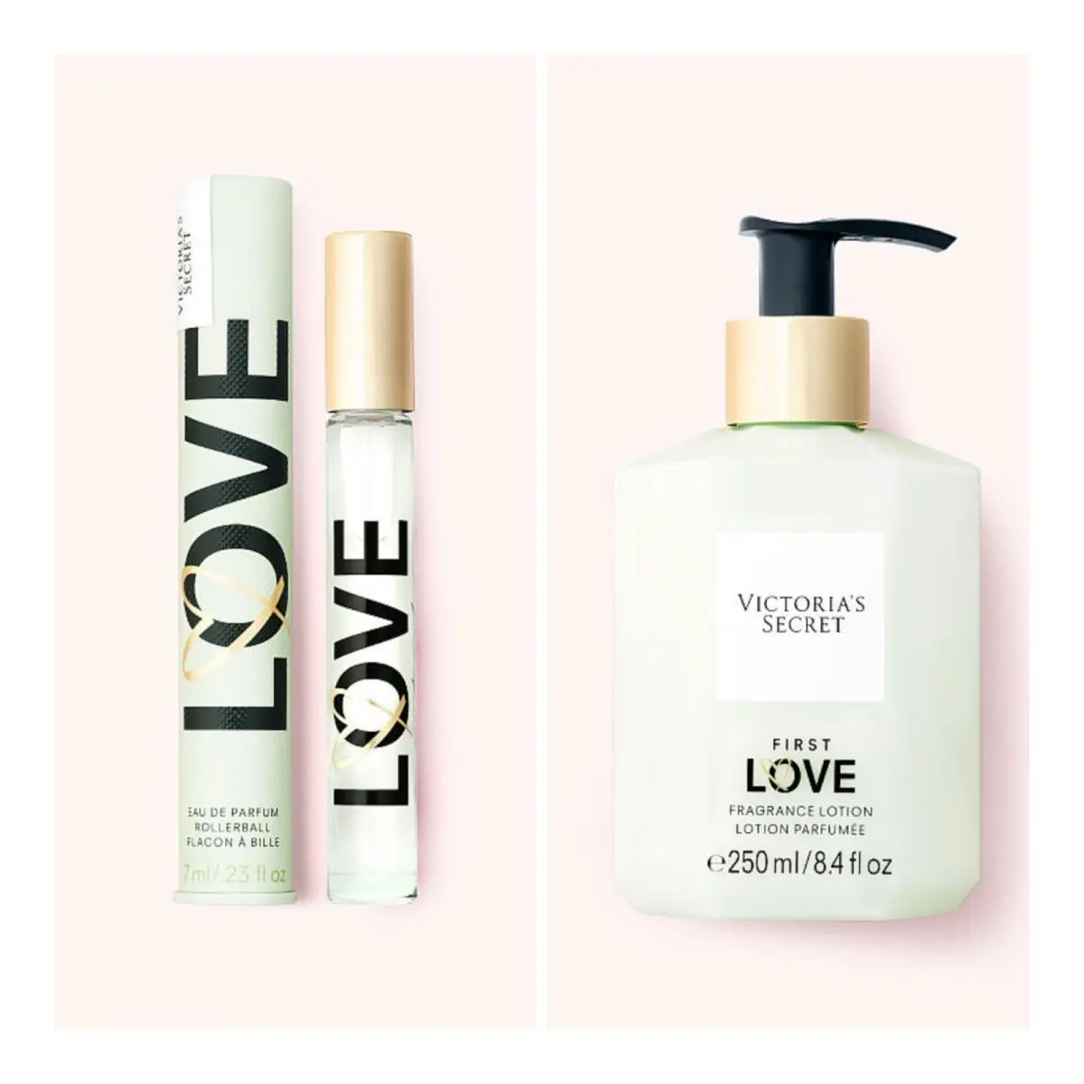 Victoria’s Secret First Love Eau de Parfum Rollerball and Fragrance Lotion