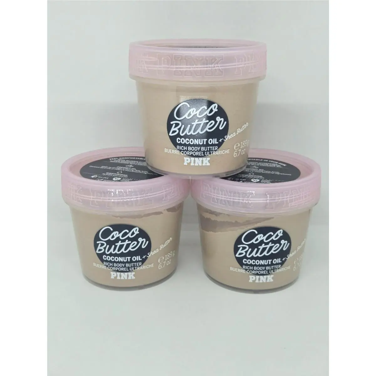 Victoria`s Secret Pink Rich Coco Butter Body Butter x3