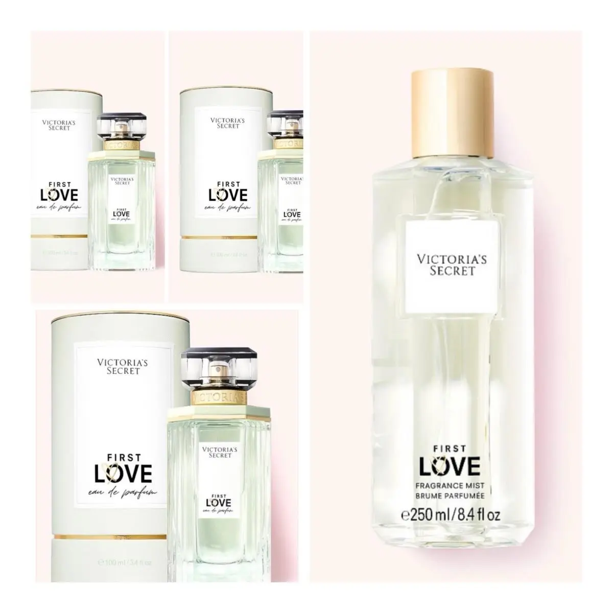 Victoria’s Secret First Love Eau de Parfum 3.4 Fl.oz. 3 and Fragrance Mist