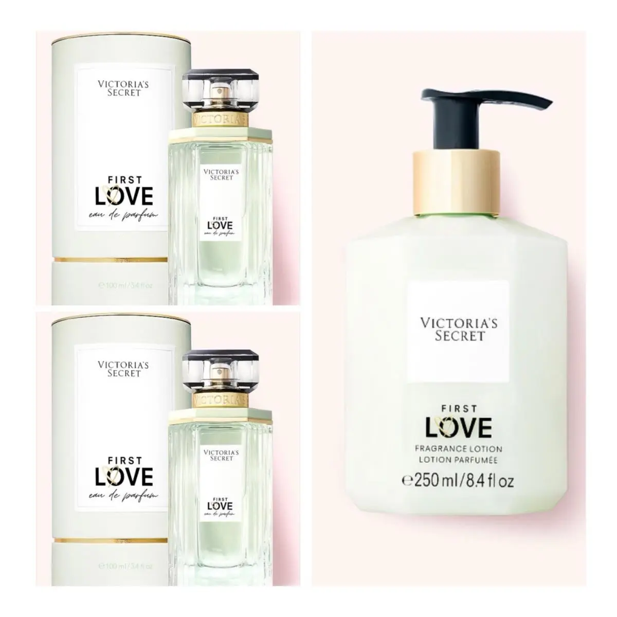 Victoria’s Secret First Love Eau de Parfum 3.4 Fl.oz. 2 and Fragrance Lotion