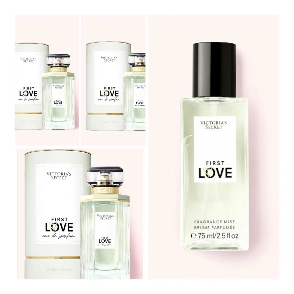 Victoria’s Secret First Love Eau de Parfum 3.4 Fl.oz. 3 and Fragrance Mist