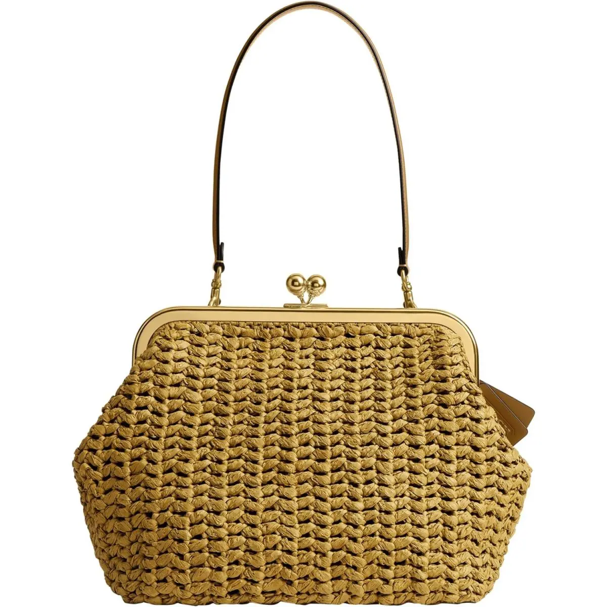 Coach Women`s Suede Kisslock Frame Bag 27