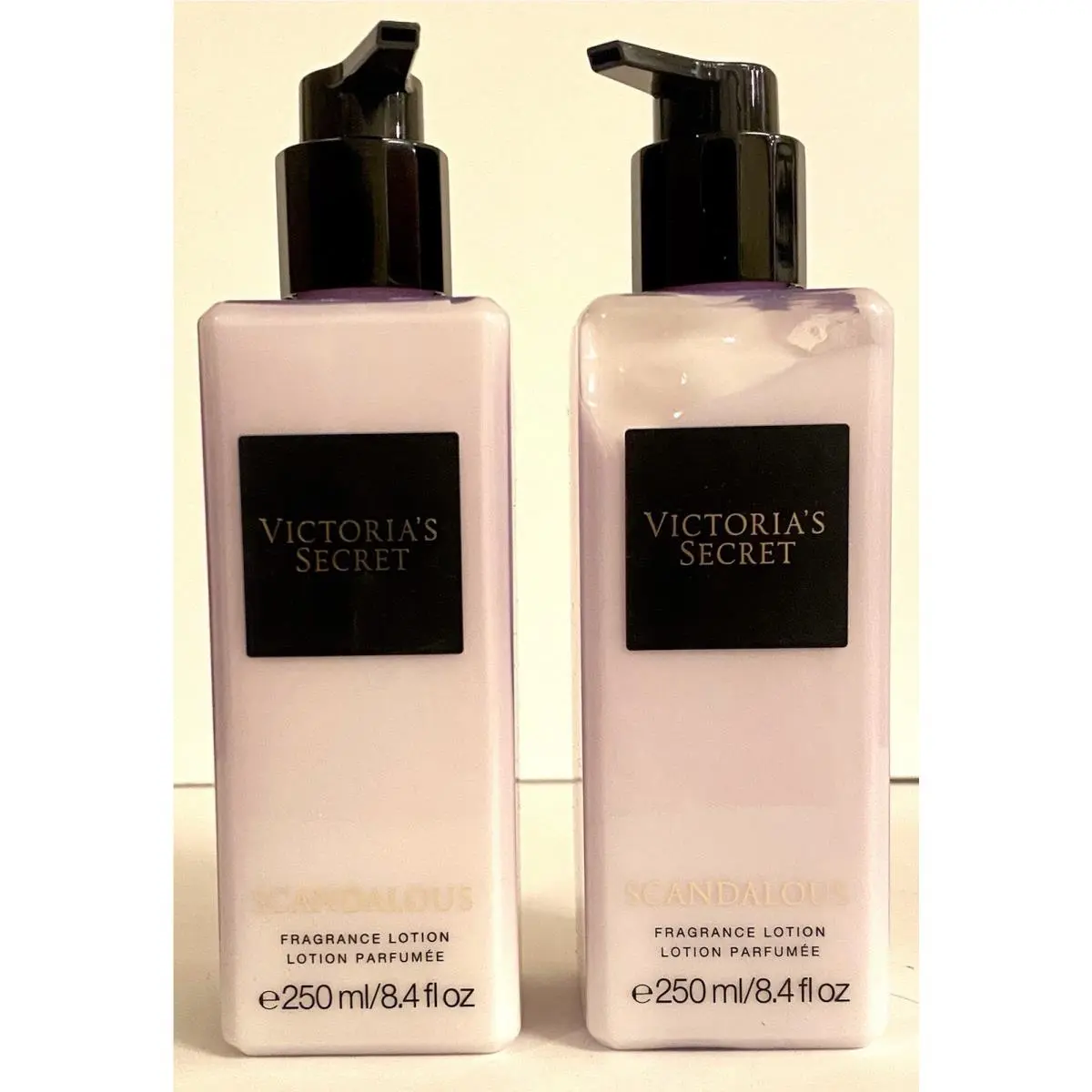 Lot 2 Bottles Victorias Secret Scandalous Body Fragrance Lotion 8.4 OZ Cosmetic by Victoria's Secret