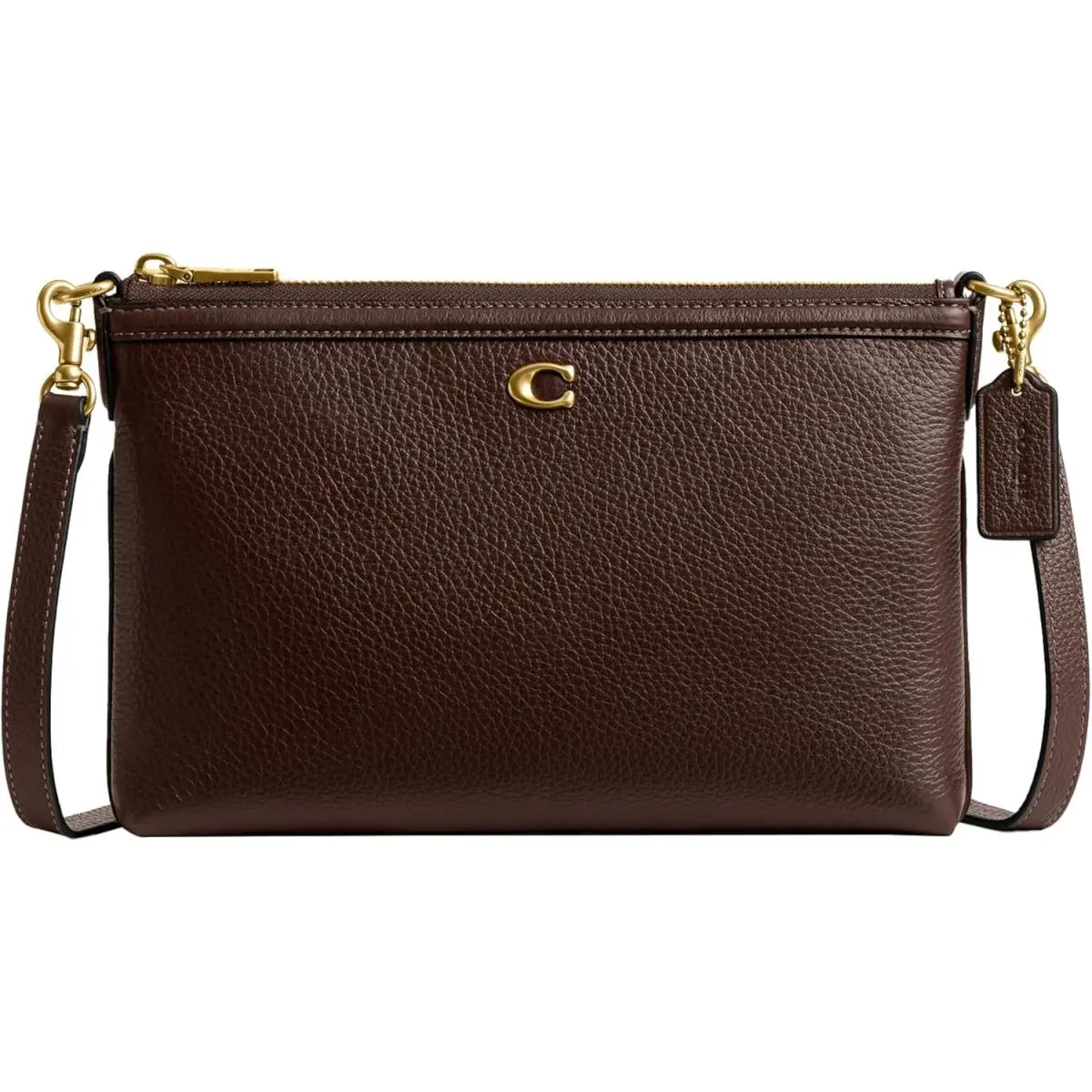 Coach Women`s Legacy Zip Top Crossbody Bag - Maple
