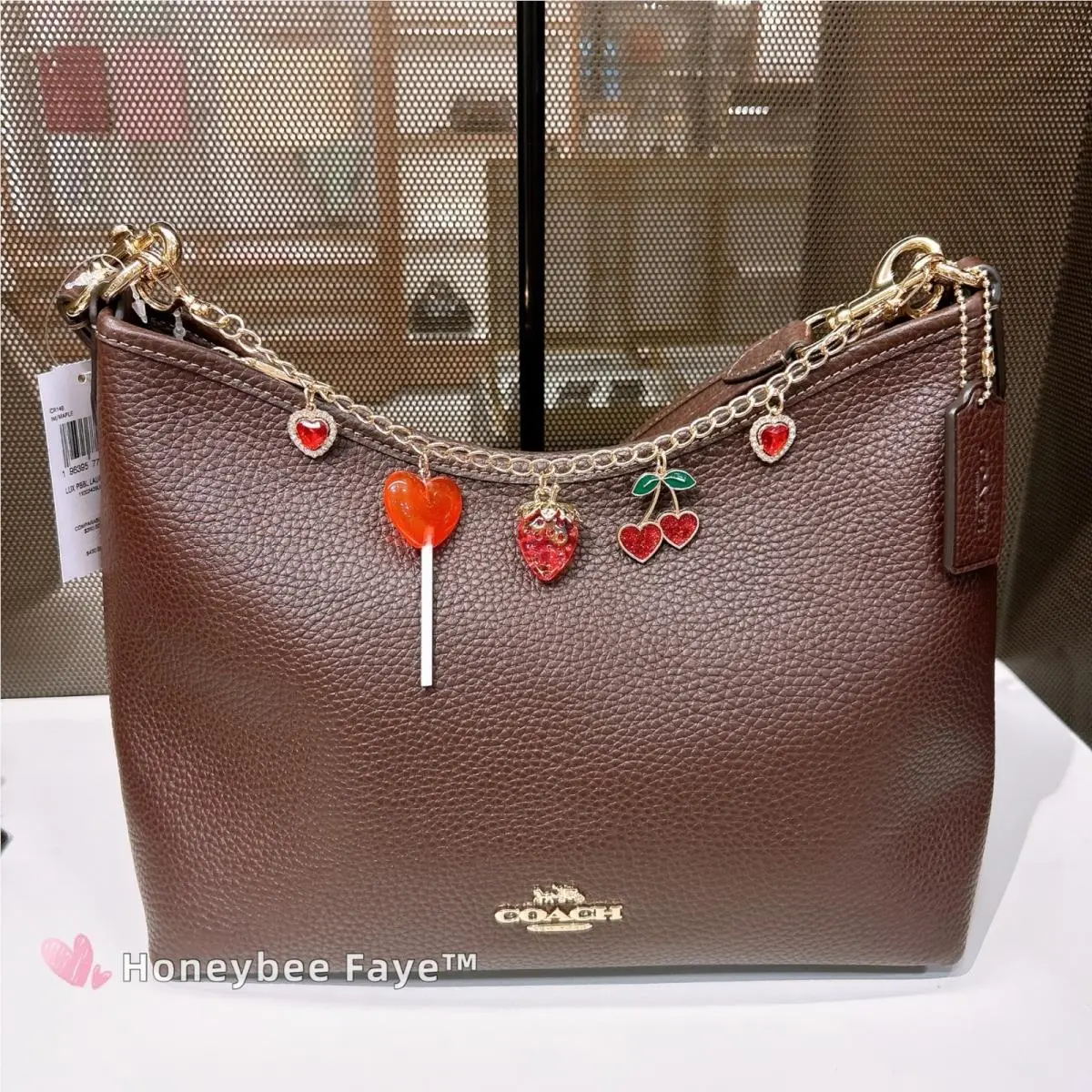 Coach Laurel Shoulder Bag CR148 Gold/maple