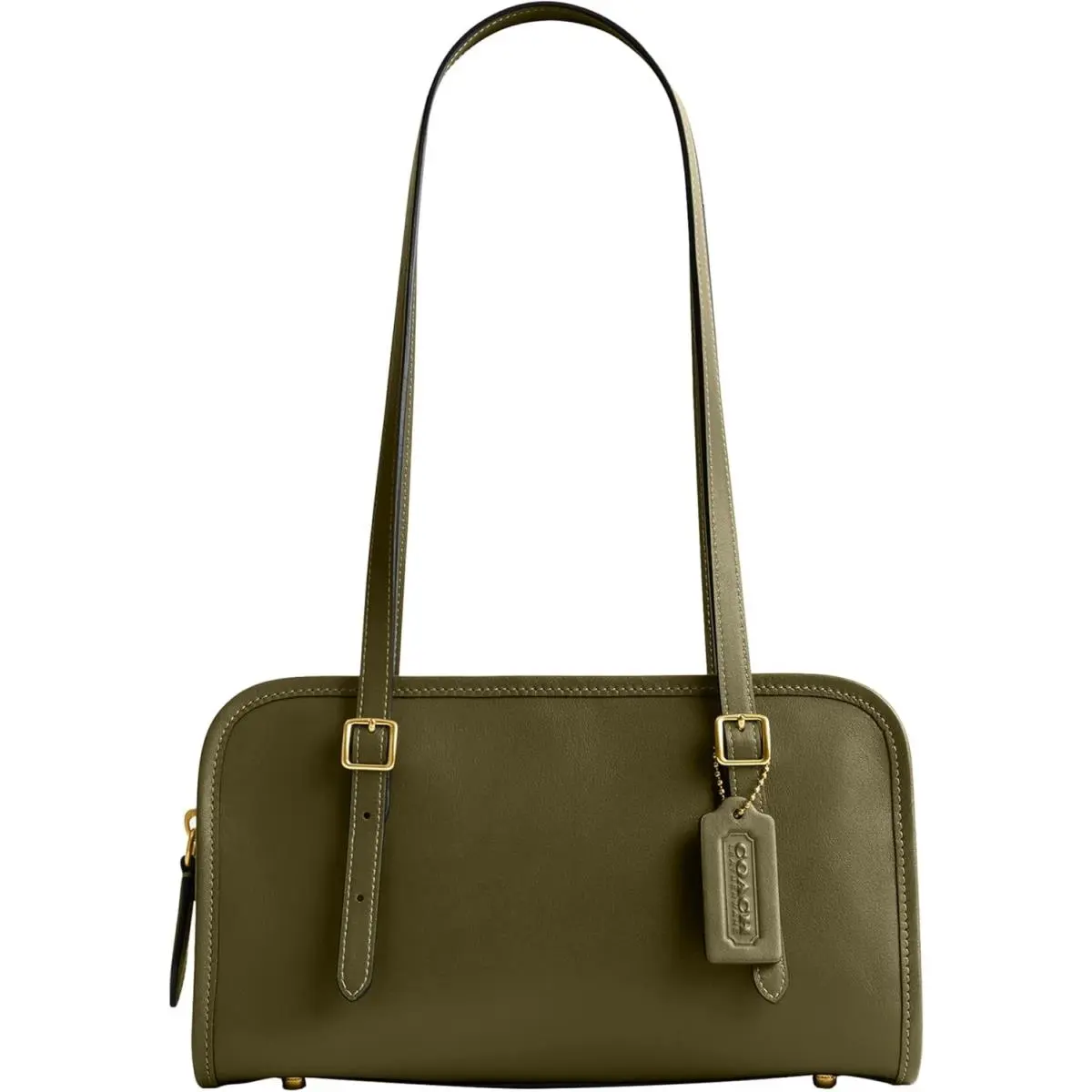 Coach Swing Zip Bag with Grommets - B4/Olive