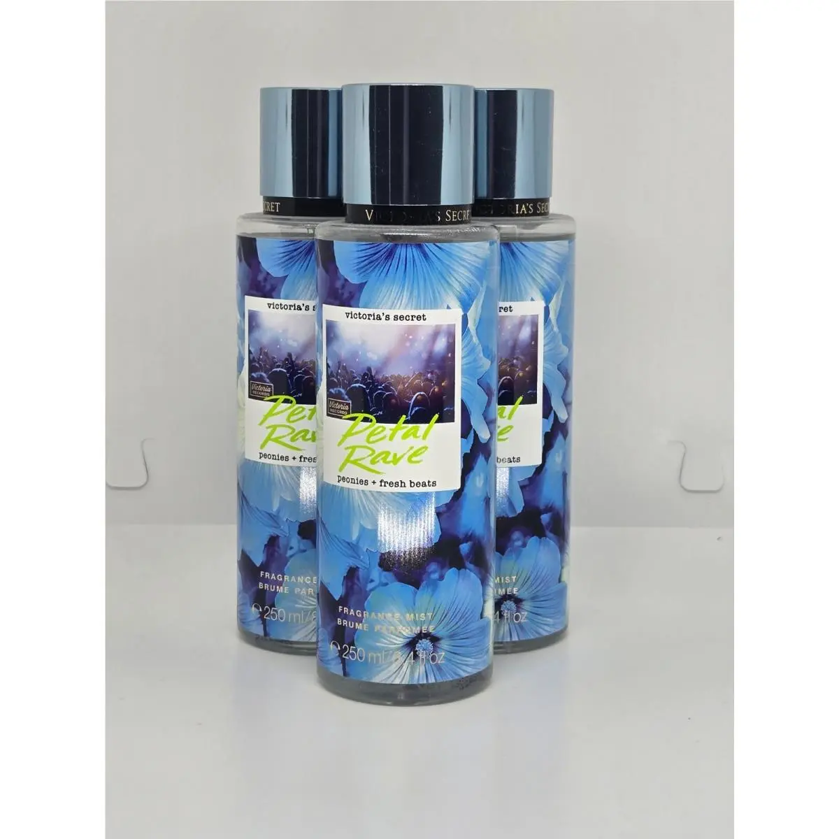 Victoria`s Secret Petal Rave Fragrance Mist 8.4oz x3