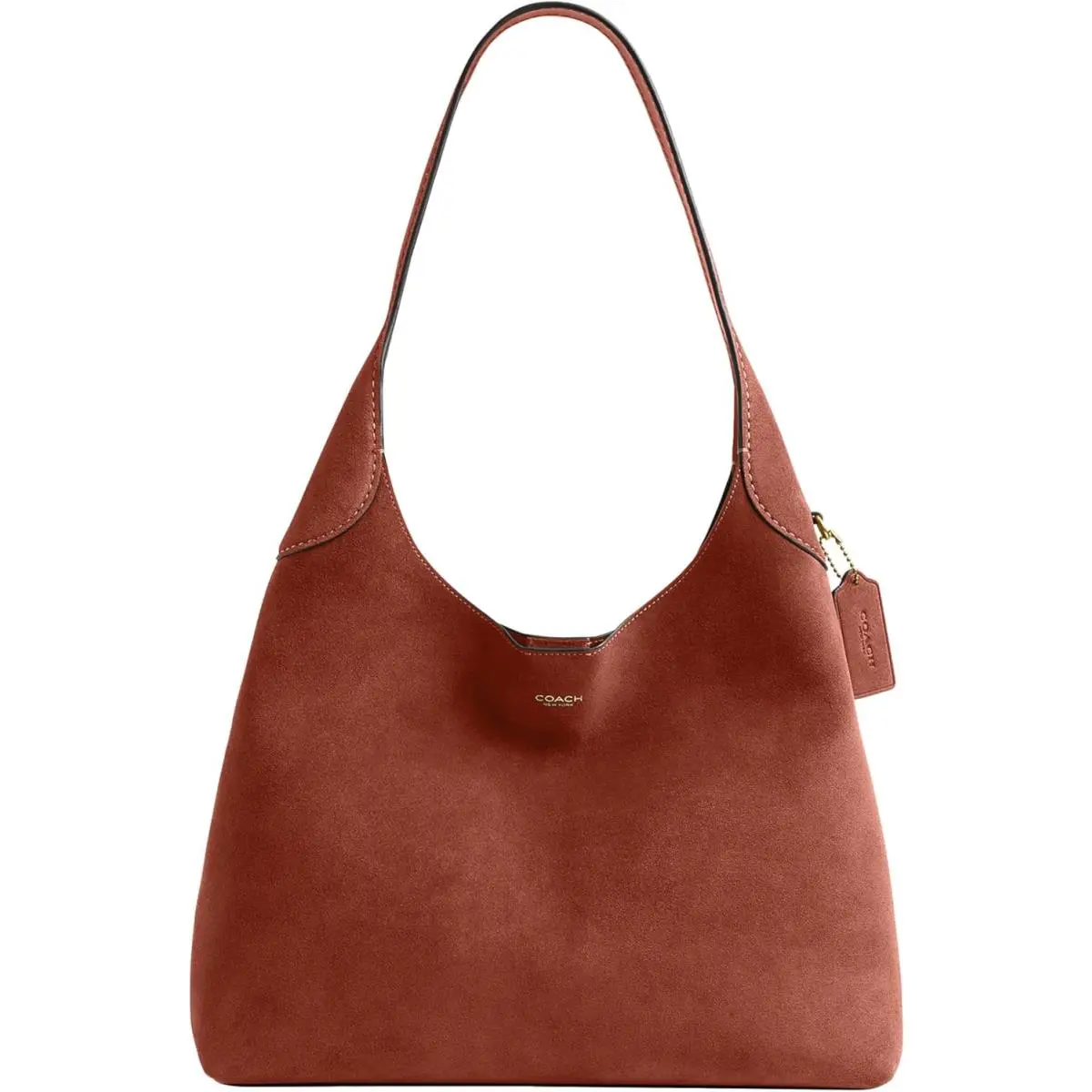 Coach Brooklyn Shoulder Bag 34 - Clay Suede