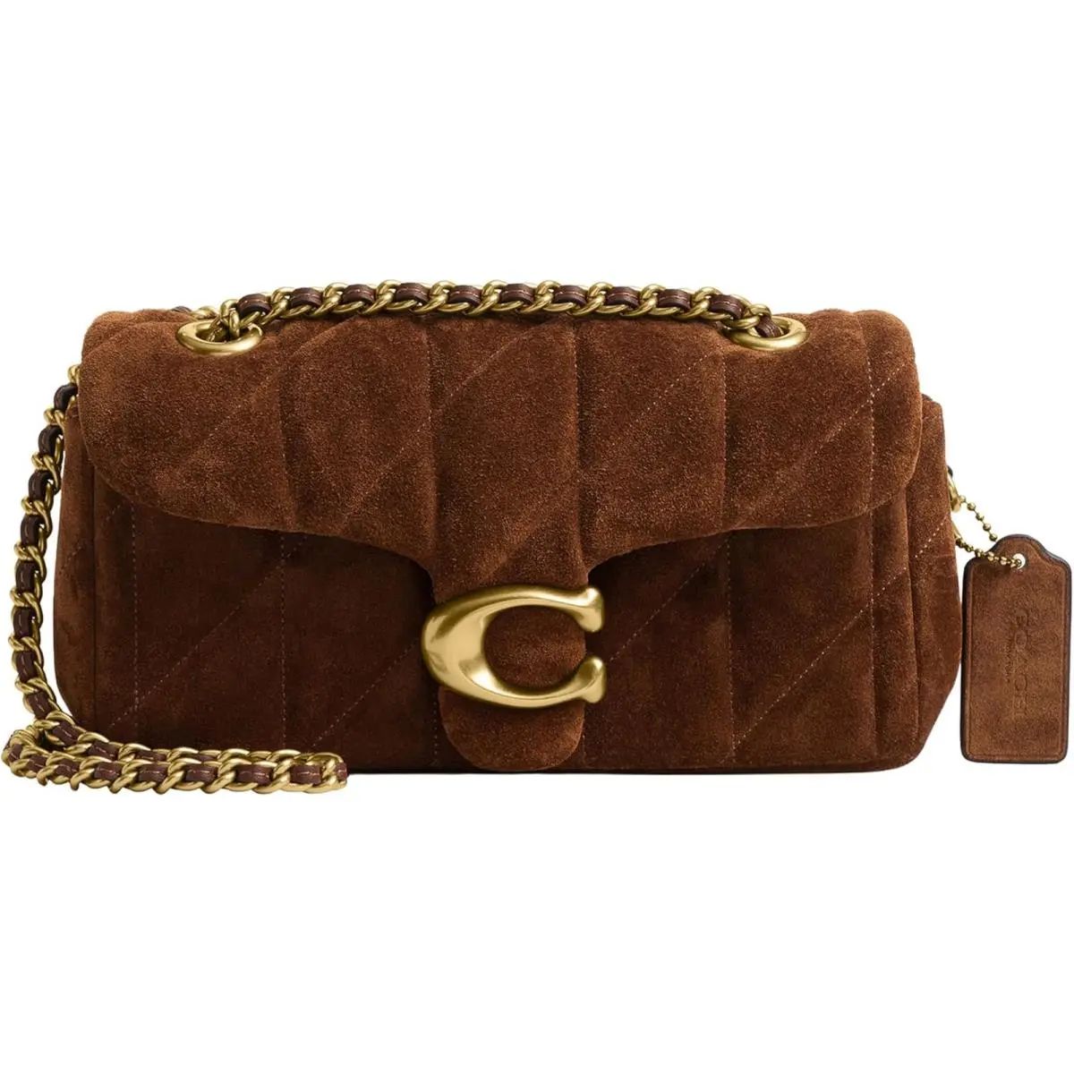 Coach Women`s Tabby Shoulder Bag - Warm Brown Suede