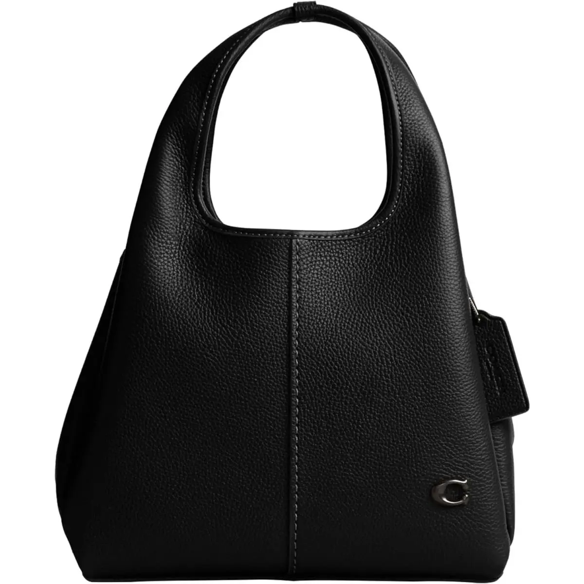 Coach Polished Pebble Leather Lana Shoulder Bag 23 - Black