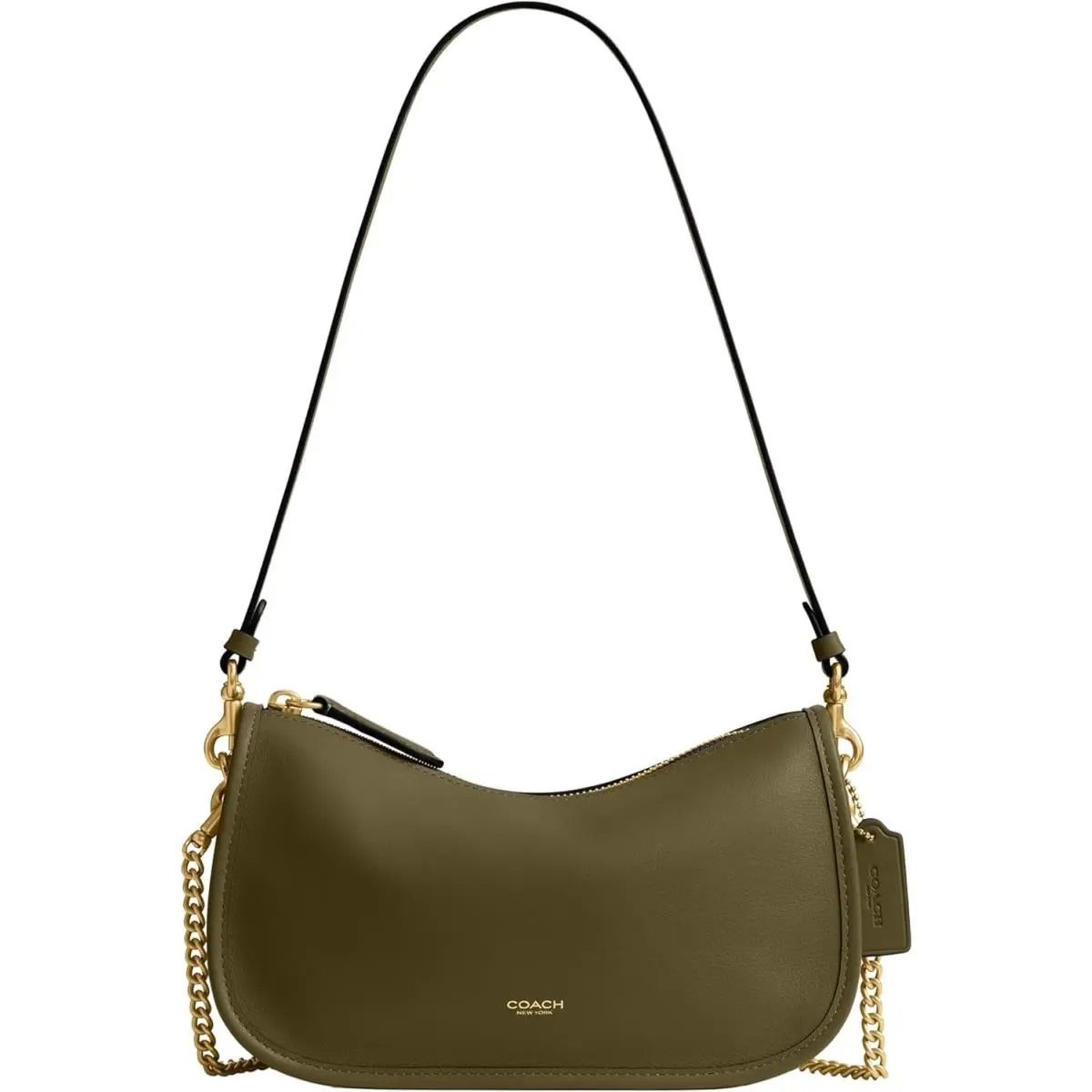 Coach Women`s Natural Grain Leather Waverly Bag - B4/Olive