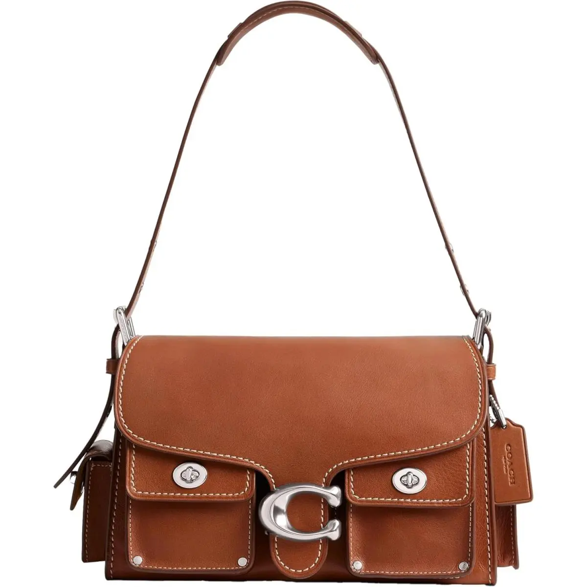 Coach Women`s Cargo Turnlock Soft Tabby - Burnished Amber