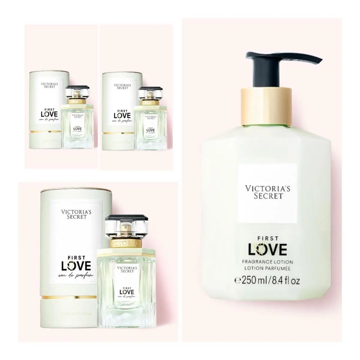 Victoria’s Secret First Love Eau de Parfum 1.7 Fl.oz. 3 and Fragrance Lotion