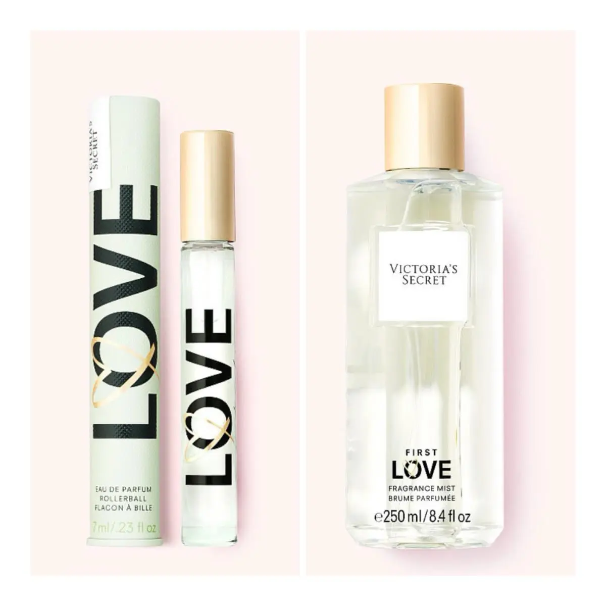 Victoria’s Secret First Love Eau de Parfum Rollerball and Fragrance Mist