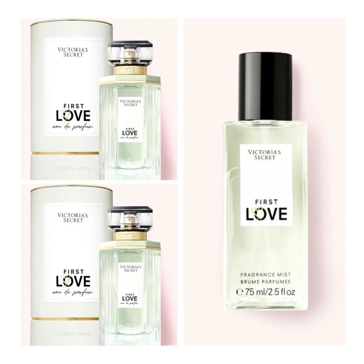 Victoria’s Secret First Love Eau de Parfum 3.4 Fl.oz. 2 and Fragrance Mist