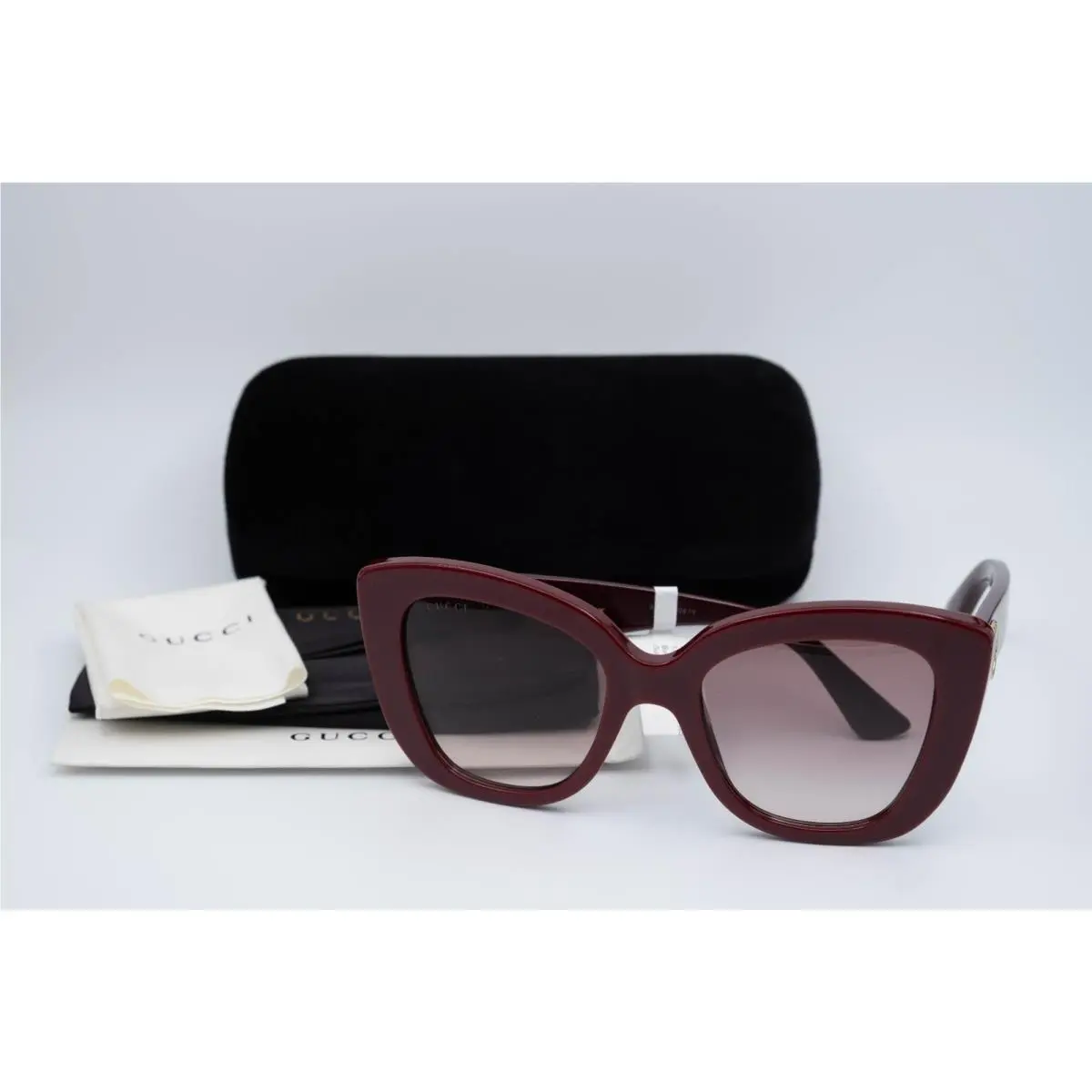 Gucci Oversized GG0327S-006 Butterfly Sunglasses 52/20-140