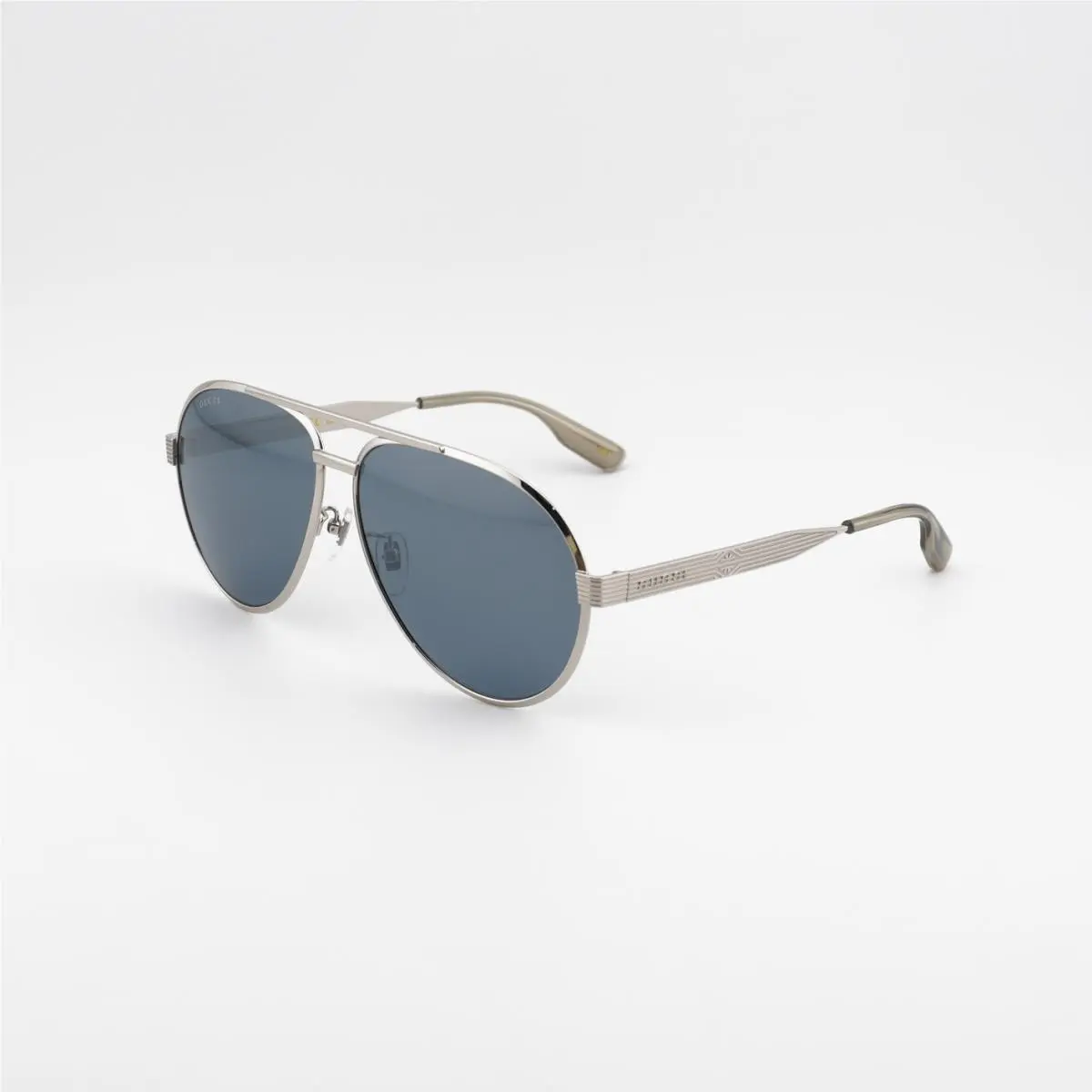 Gucci GG1513S 003 Silver/smoke with Silver Mirror 64-13-145 Sunglasses
