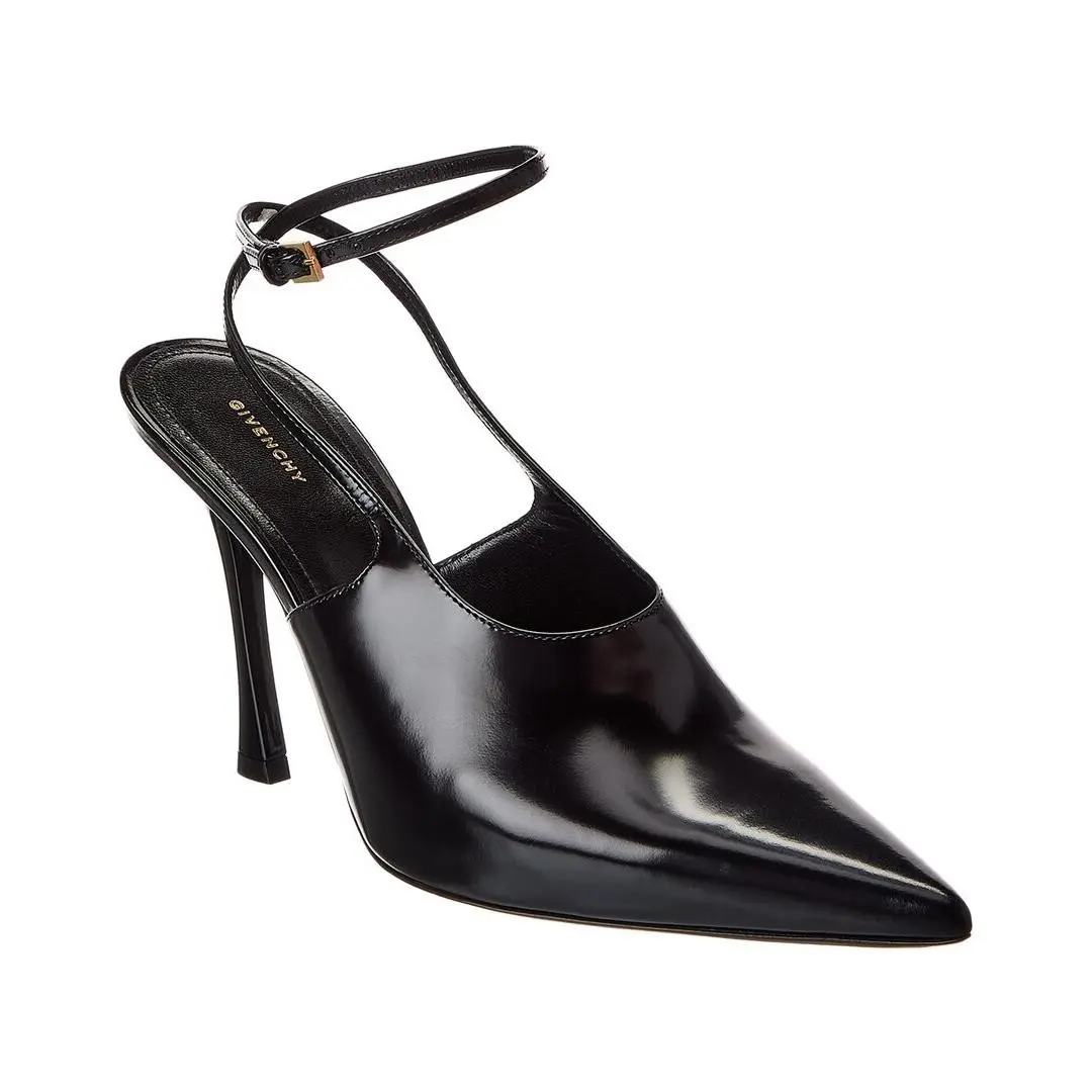 Givenchy Show Leather Slingback Pump Women`s Black 37