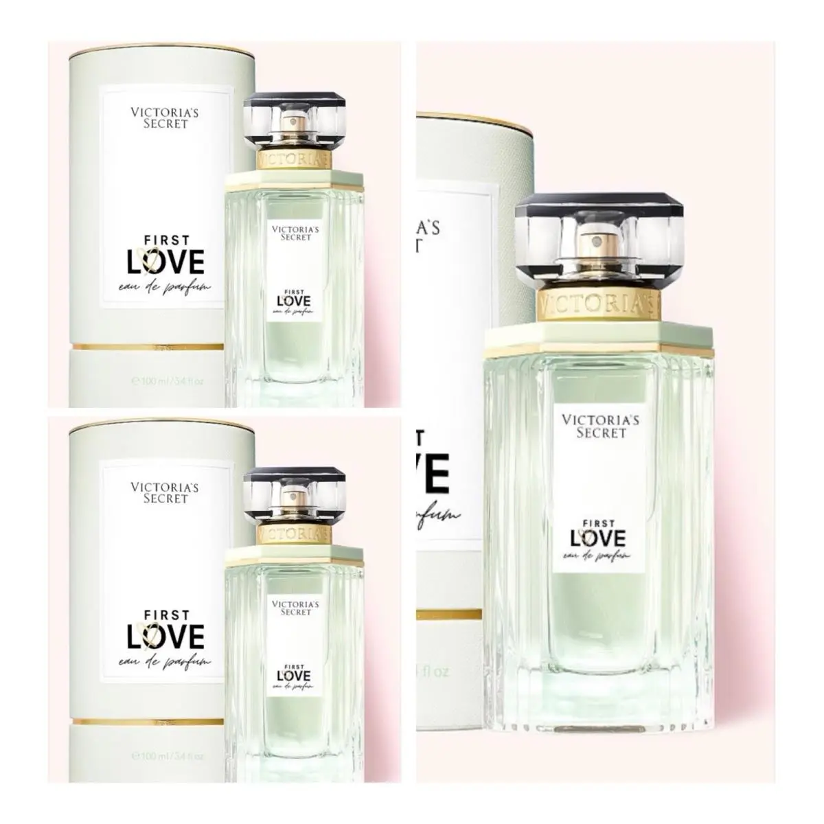 Victoria’s Secret First Love Eau de Parfum 3.4 Fl.oz. Lot of 3