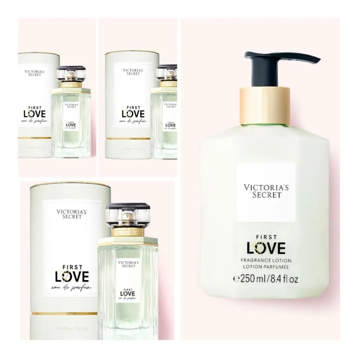 Victoria’s Secret First Love Eau de Parfum 3.4 Fl.oz. 3 and Fragrance Lotion