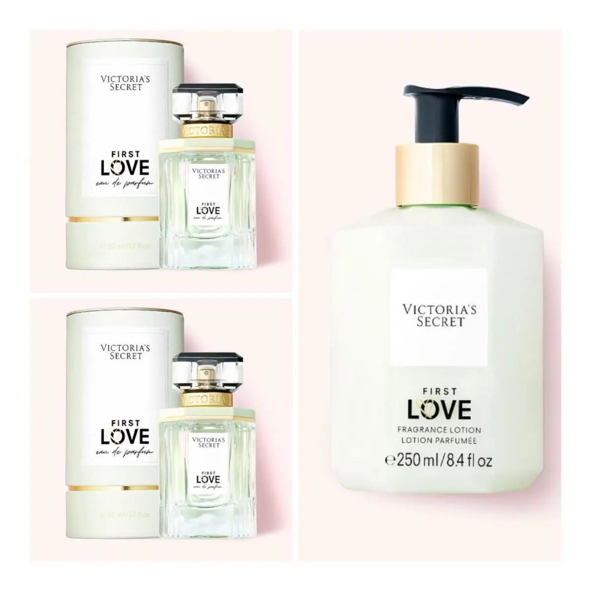 Victoria’s Secret First Love Eau de Parfum 1.7 Fl.oz. 2 and Fragrance Lotion