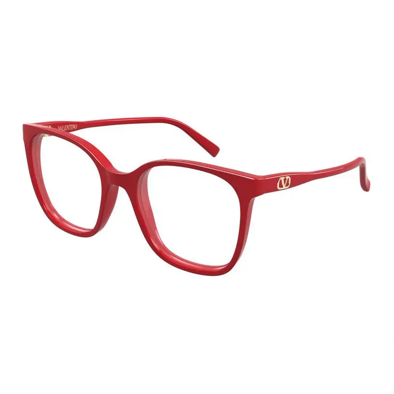 Valentino VG0019O 003 Red Cat Eye Optical Eyeglasses Frames Women Italy