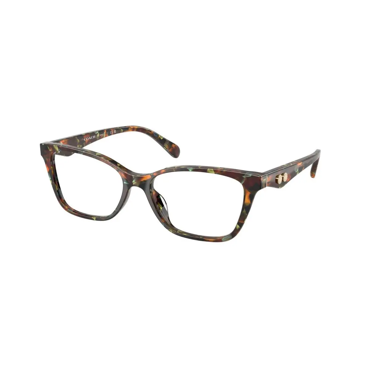 Coach HC6248U 5844 Jade Pearl Tortoise Demo Lens 52 mm Women`s Eyeglasses