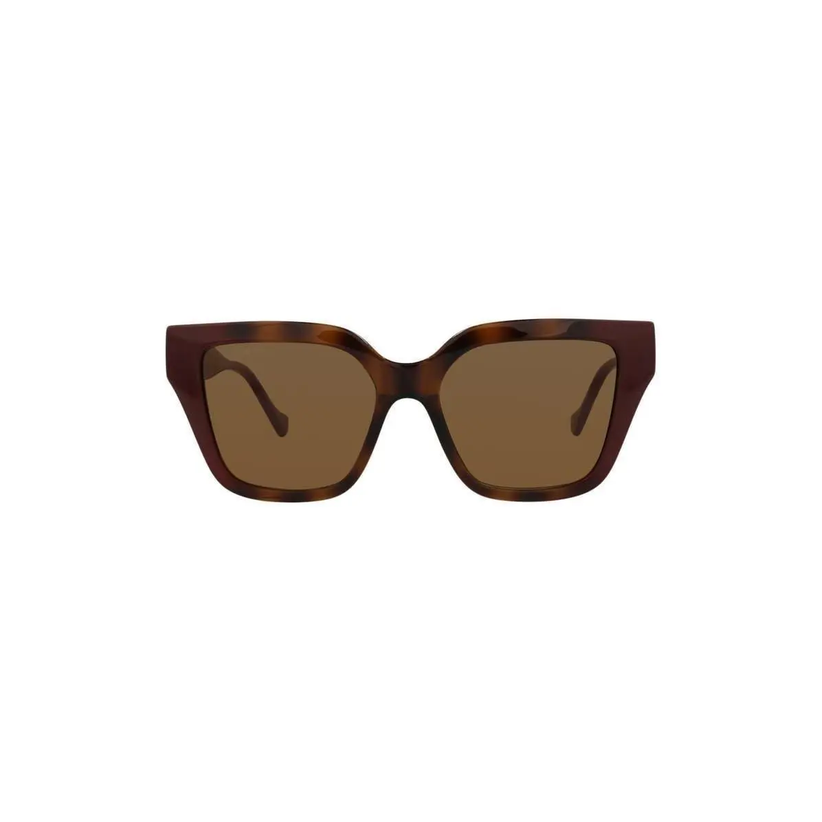 Gucci Women 54mm Rectangular Sunglasses Havana Burgundy Brown