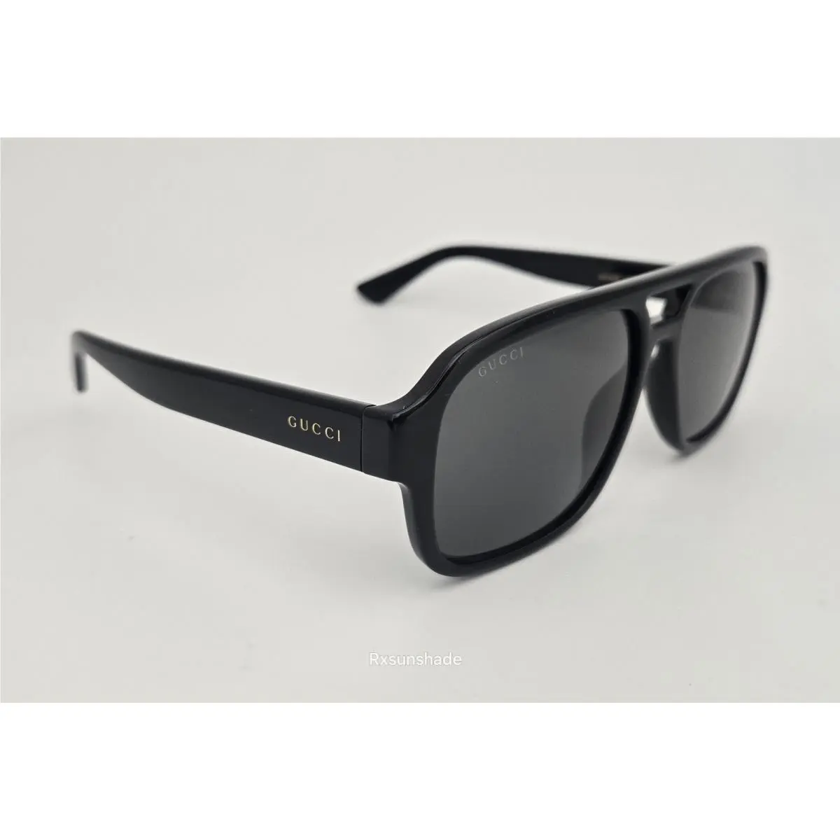 Gucci Sunglasses GG 1342S Color 001 Black Size 59 Large Square