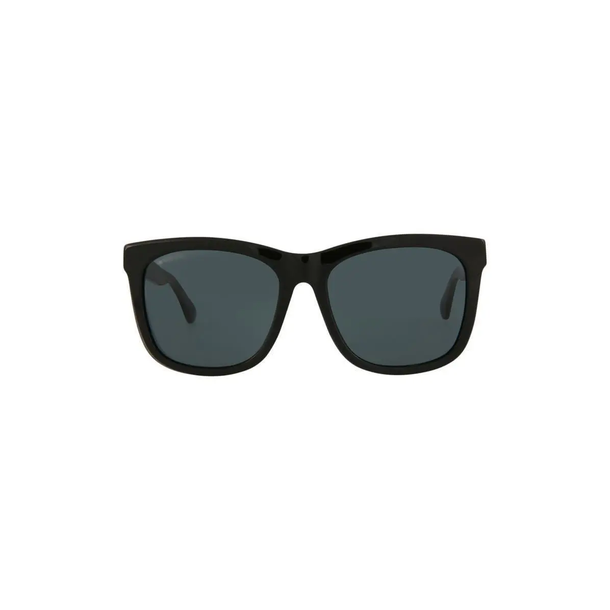 Gucci Men 56mm Square Sunglasses Black Black Grey