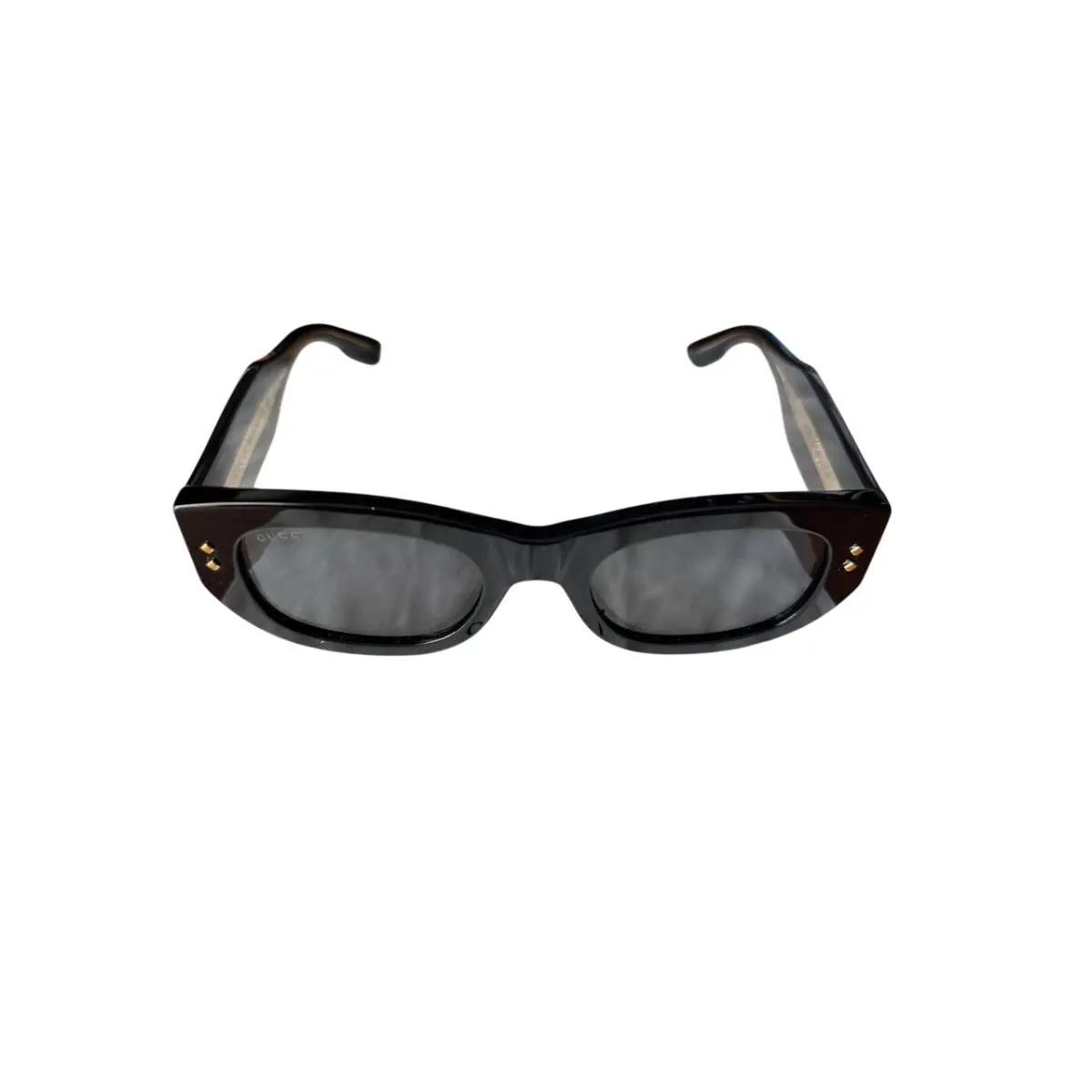Gucci GG1215S 002 51 - 145 M Women`s Rectangular Sunglasses - Black/black