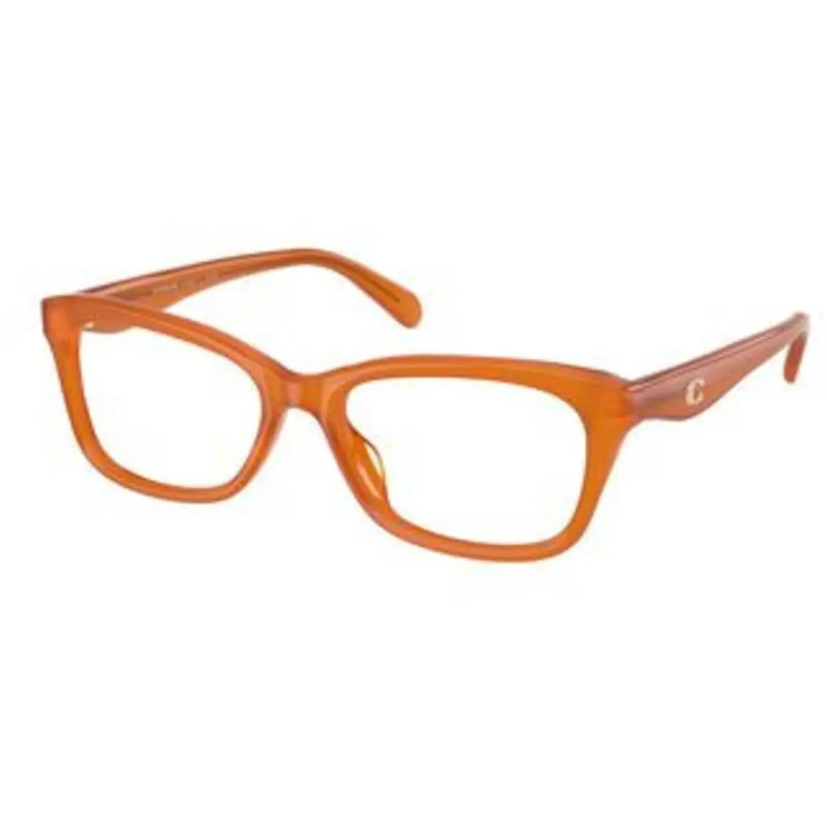 HC 6285 F Milky Amber Demo Lens 5930 Eyeglasses by Coach