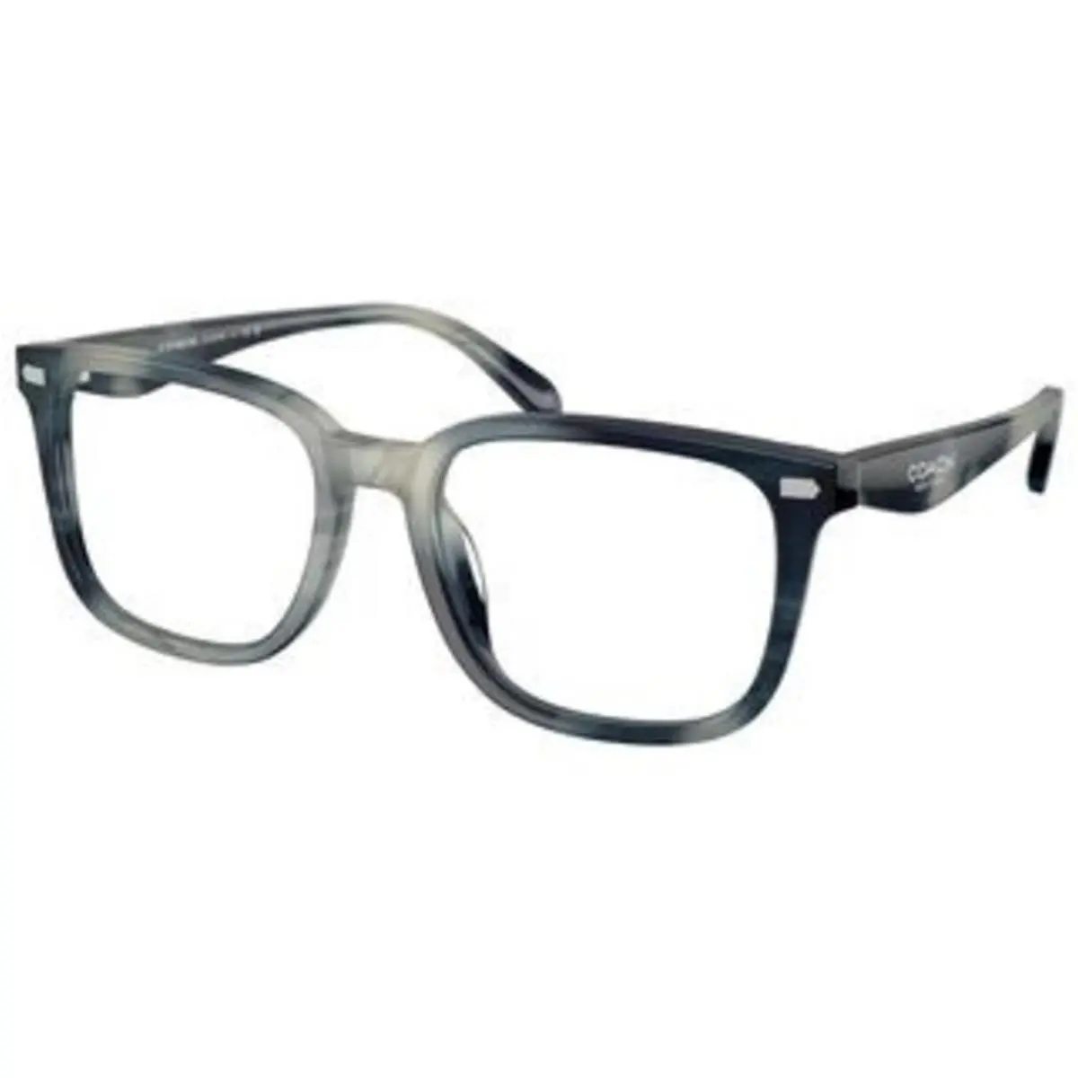 Coach HC 6276 U Striated Blue Demo Lens 5909 Eyeglasses
