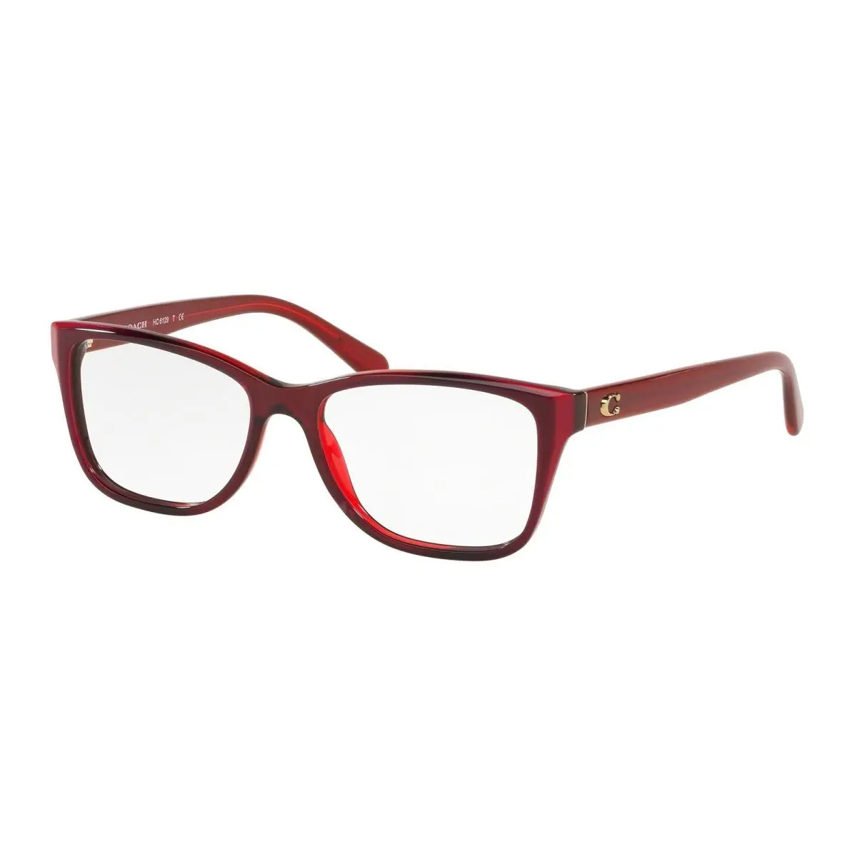 Coach HC 6129 Burgundy Laminate 5532 Eyeglasses