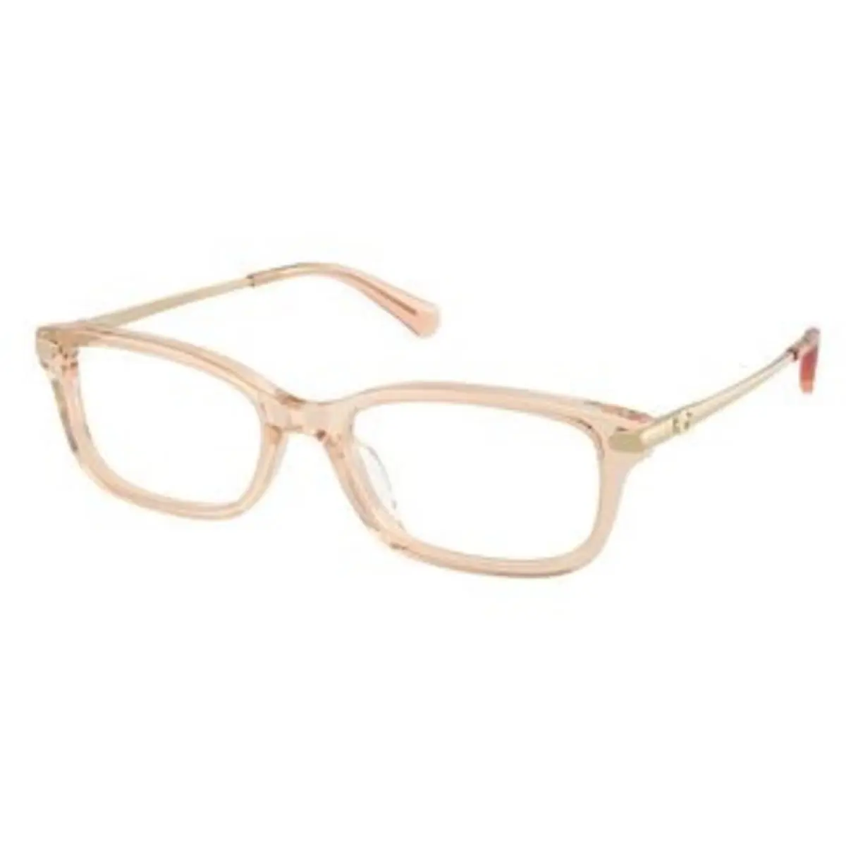 Coach HC 6287 U Transparent Champagne Demo Lens 5946 Eyeglasses