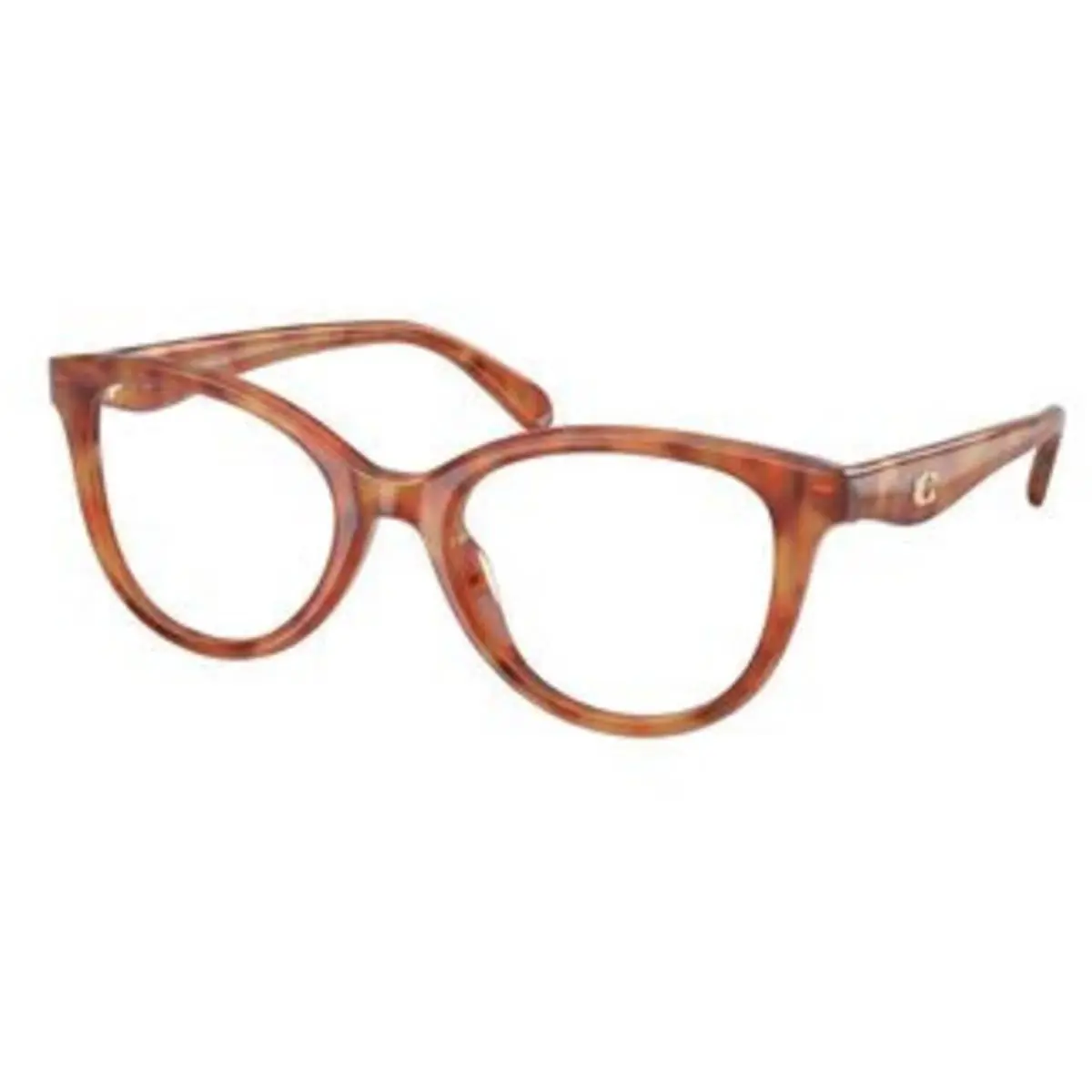 HC 6284 U Caramel Tortoise Demo Lens 5774 Eyeglasses by Coach