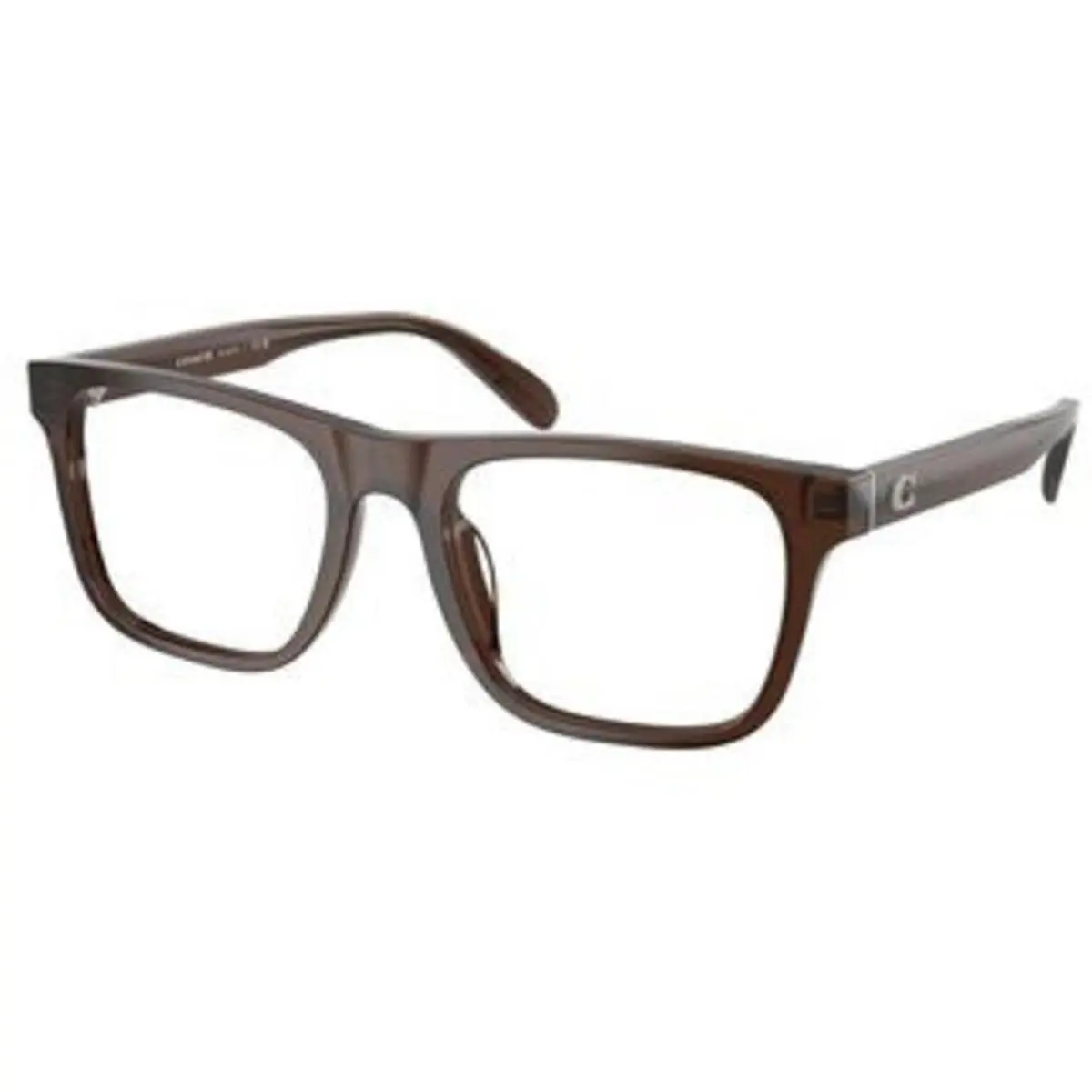 Coach HC 6277 U Transparent Brown Demo Lens 5911 Eyeglasses