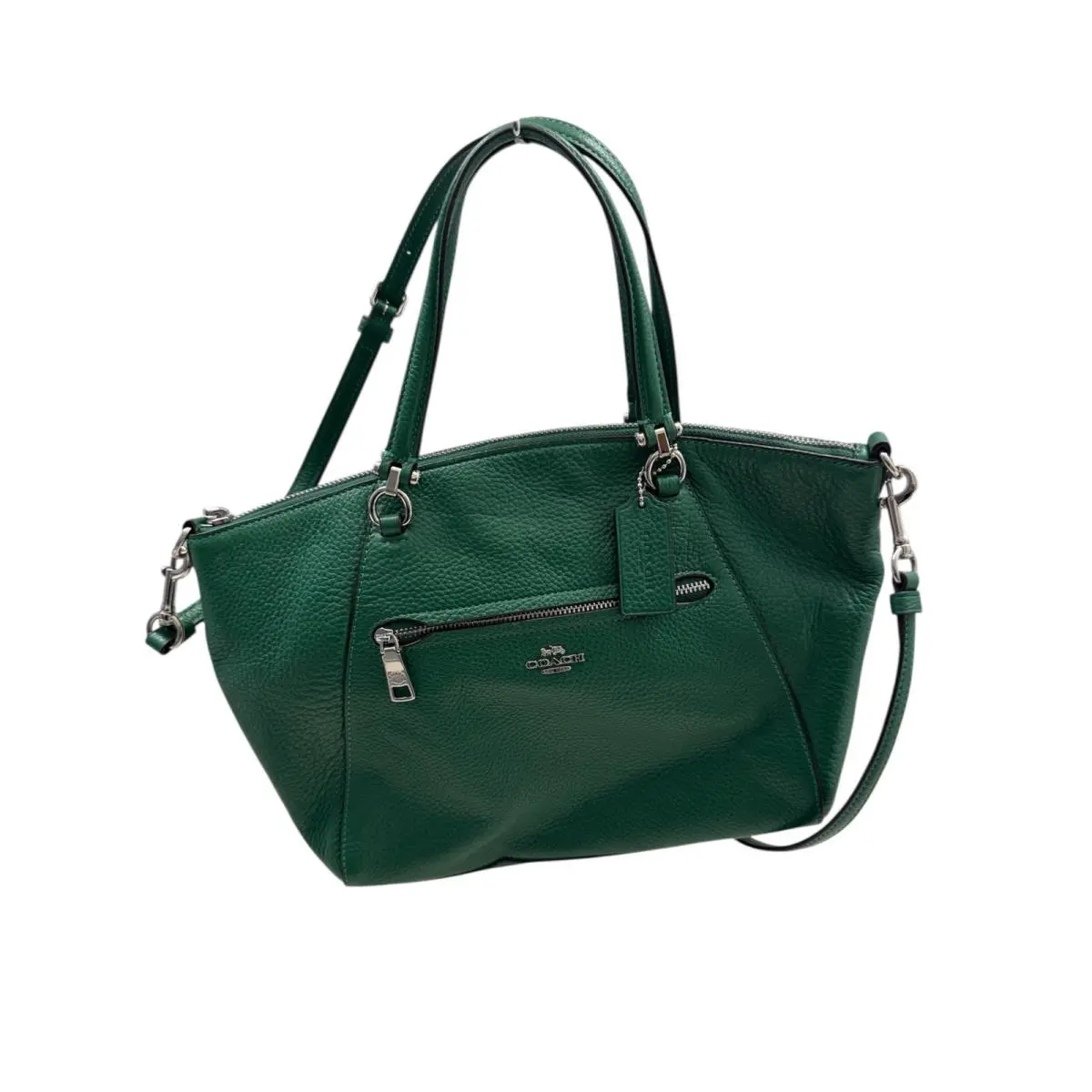 Coach Prairie Satchel Handbag in Shamrock Bright Green Purse