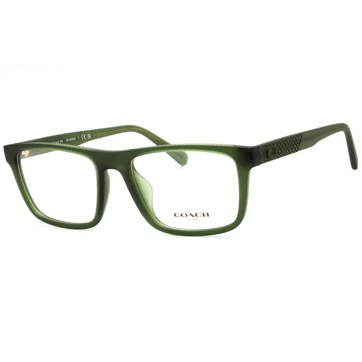 Coach HC6263-5786-55 Eyeglasses Frame Size 55mm 18mm 145mm Green Men 7251255284