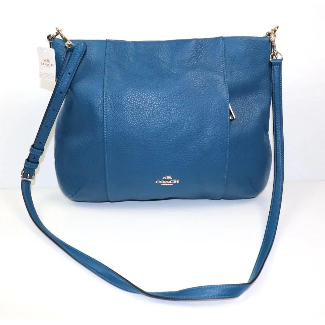 Coach Isabelle East/west Pebble Leather Crossbody Bag