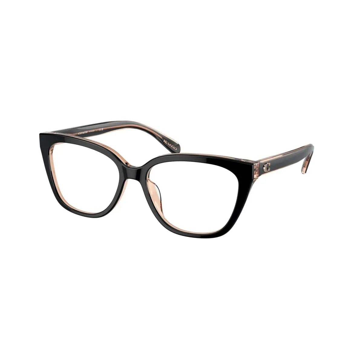 Coach HC 6226U Black Transparent Blush 5781 Eyeglasses