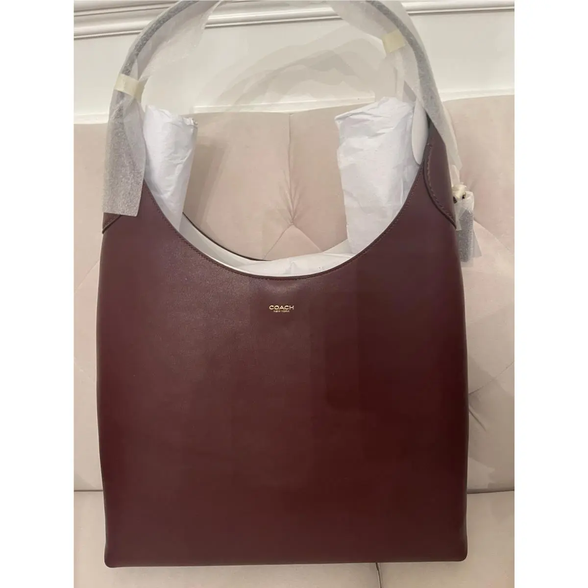 Coach Brooklyn 39 Shoulder Bag In Merlot Inside Packaging Dust Bag