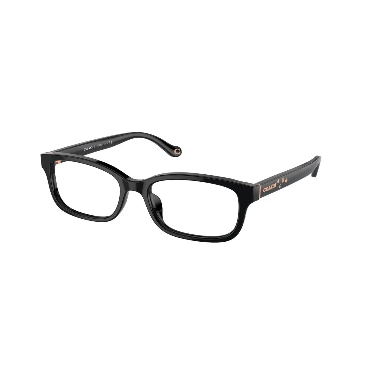 Coach HC6233U 5002 Black Demo Lens 50 mm Women`s Eyeglasses