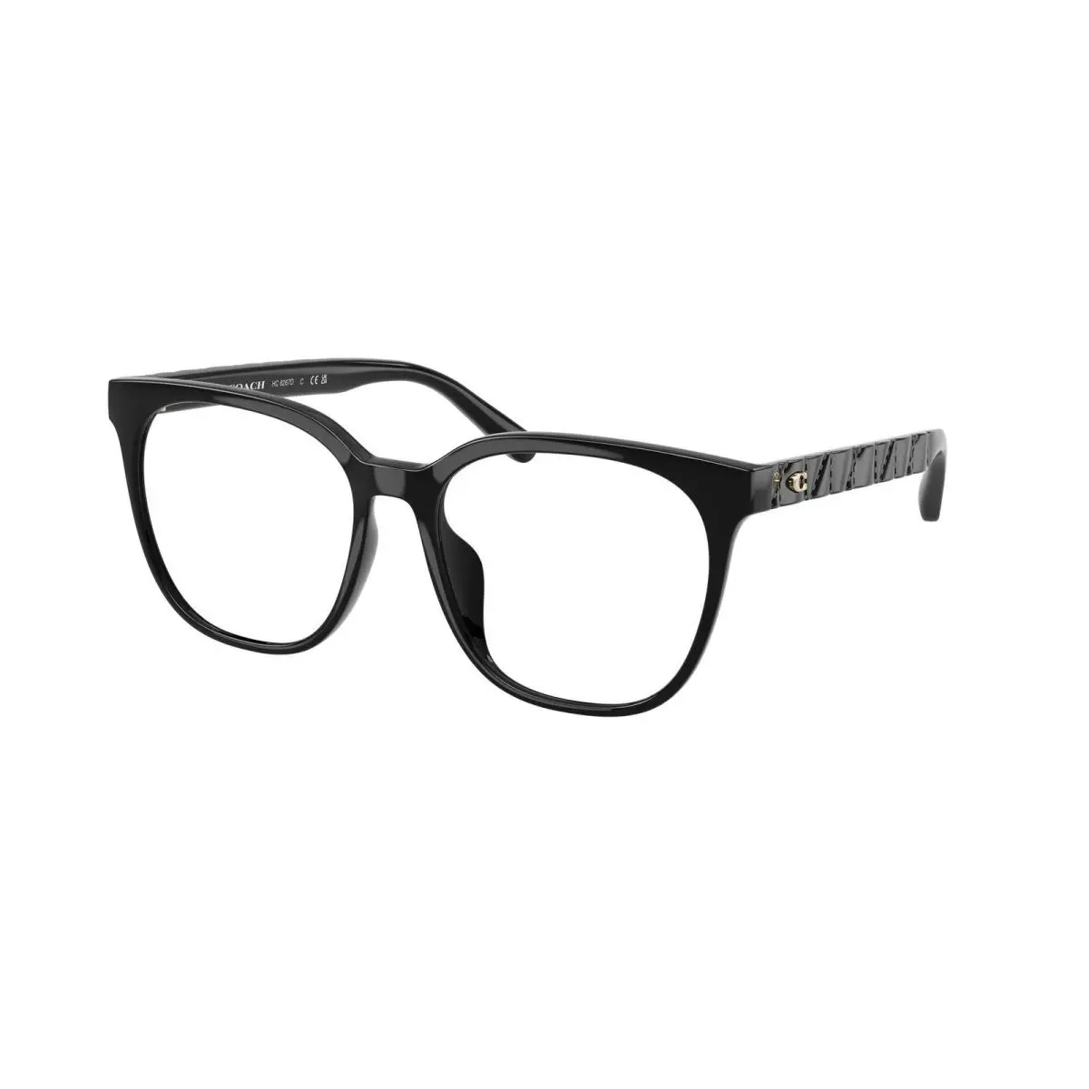 Coach HC 6267 D Black Demo Lens 5002 Eyeglasses