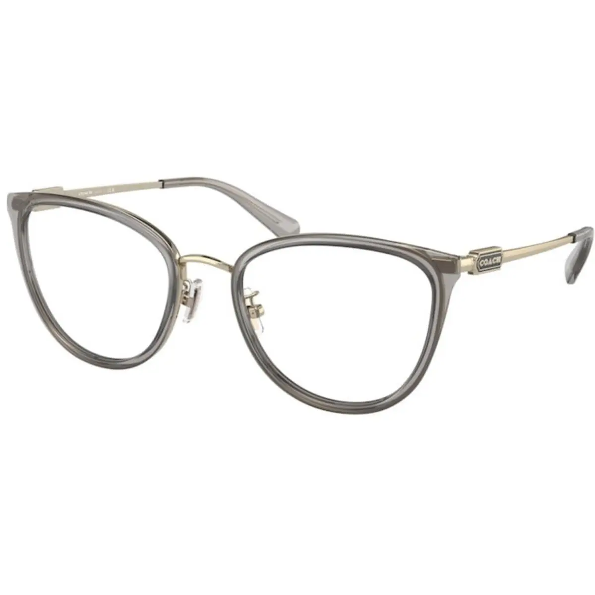 Coach HC 5146 Shiny Light Gold Transparent 9417 Eyeglasses