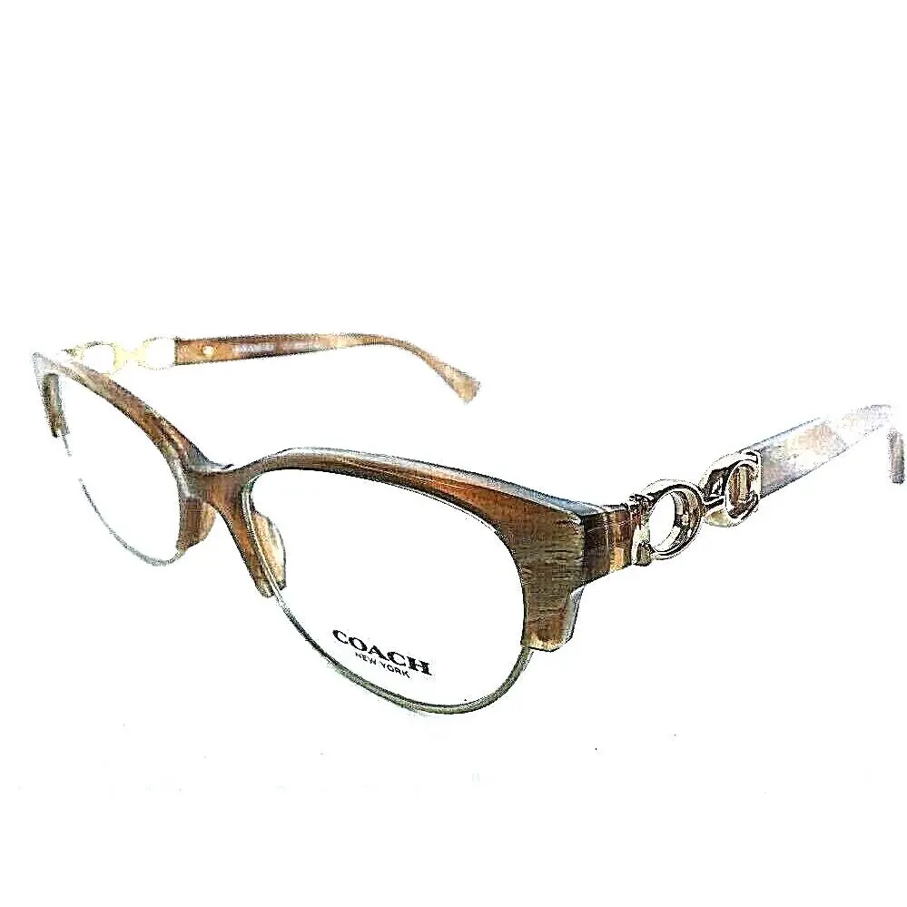 Coach HC 5063 Kitty 5272 Cat Eye Brown 51mm Women`s Eyeglasses Frame